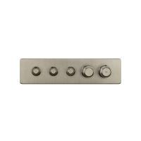 Внешняя часть термостата Gessi Hi-Fi Eclectic Linear 65224#149 матовый никель finox