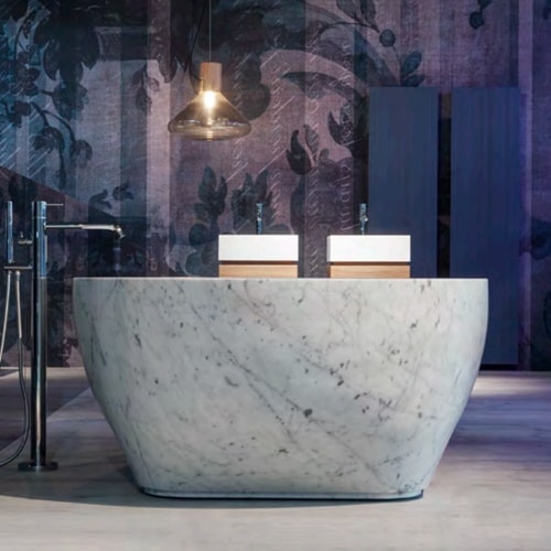 Ванна из искусственного камня Antonio Lupi Solidea 190x130 SOLIDEA190 marmo carrara каррарский мрамор