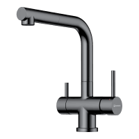 Смеситель для кухни Omoikiri Takamatsu 4994564 вороненая сталь