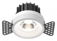 Встраиваемый светильник Maytoni Technical Раунд DL058-12W4K-TRS-W