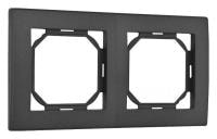 Рамка на 2 поста Arte Milano am-503.06 503.06-2.black