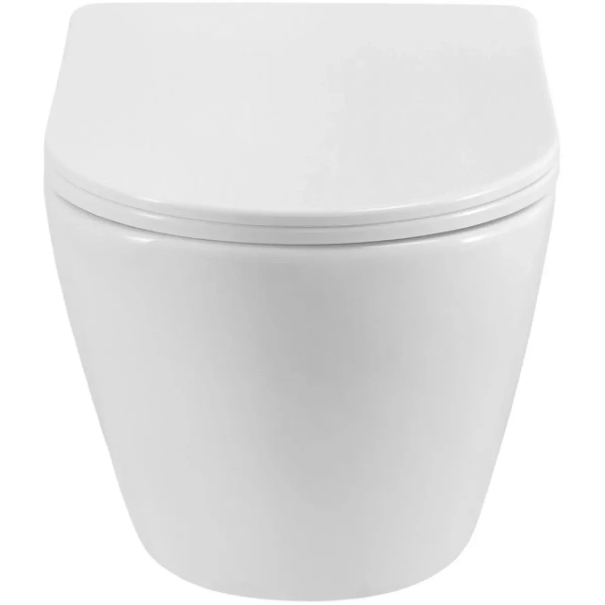 Унитаз подвесной BelBagno Marino BB7026CH-TOR-BFS/SC безободковый, с функцией биде, торнадо, с сиденьем микролифт, белый