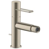 Смеситель для биде Axor Uno 38211820 шлифованный никель