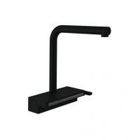 Смеситель для кухни hansgrohe Aquno Select M81 250 2jet 73836670 с вытяжным душем матовый черный