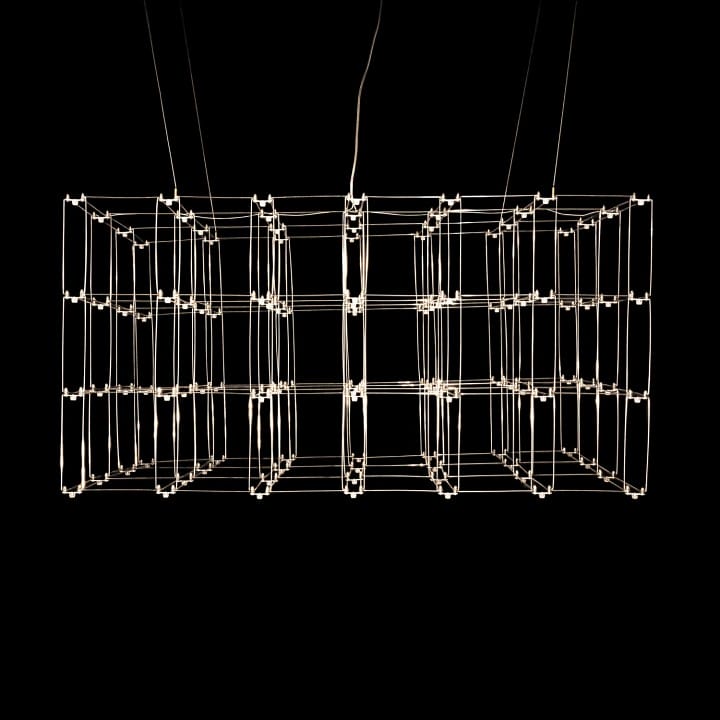 Подвесная люстра O-LUCE Cosmic Glass ячейка 20*20 см 11787611-2