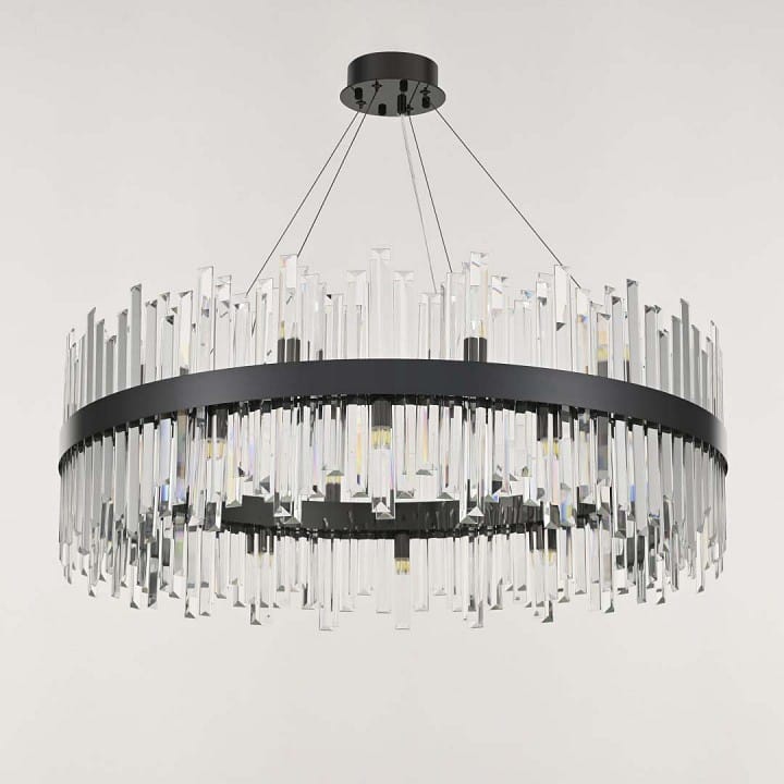 Подвесная люстра Arte Milano Белладжо 440110.840.24.G9.A1 BK
