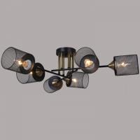 Люстра на штанге Reluce  38460-0.3-06 BK+COPPER