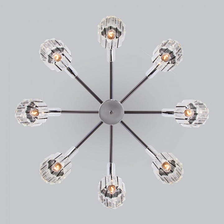 Люстра на штанге Eurosvet Tenia 70090/8 графит