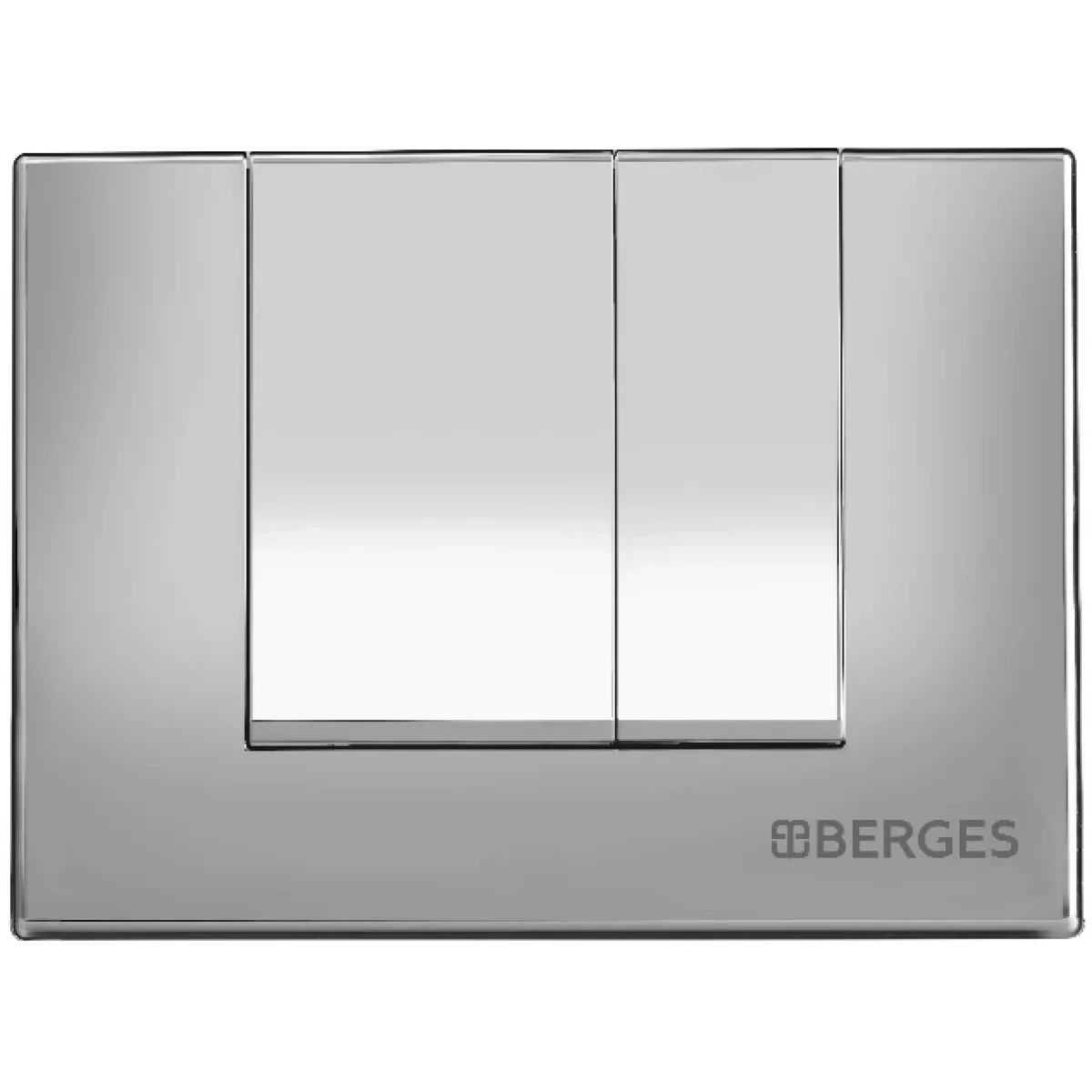 Инсталляция для унитаза Berges Novum S3 040243 с кнопкой смыва, хром