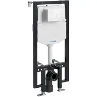 Инсталляция для унитаза WasserKRAFT Vils 56 56TLT.010.ME.WH02 с кнопкой смыва, белый