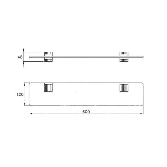 Полочка Stella Casanova 60 CS 10025 AU00 золото