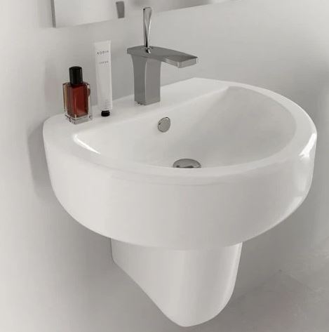 Полупьедестал Sanita Luxe Best PD.WH/Best/N/WHT.G/S1 белый