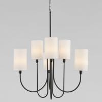 Подвесная люстра Eurosvet Abbey 60164/6 черный