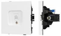 Розетка Ethernet RJ-45 и со шторками, без рамки Arlight SCT-TENDO 054098
