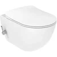 Унитаз подвесной Creavit Free FE322-34CB00E-0001 безободковый, с функцией биде, белый