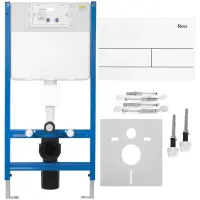 Инсталляция для унитаза Rea T KPL-E0052 с кнопкой смыва, белый