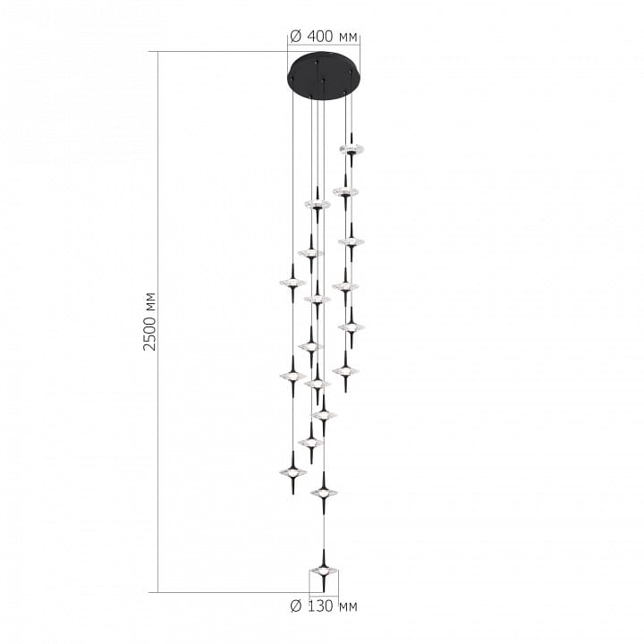 Подвесная люстра ST-Luce Zenith SL6231.403.18