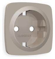 Накладка для розетки с заземлением Ambrella Volt OMEGA OP3660
