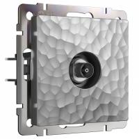 ТВ-розетка оконечная без рамки Werkel Hammer серебряный W1283006