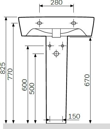 Пьедестал Am.Pm Spirit 2.0 C704910WH