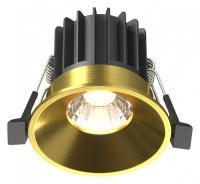 Встраиваемый светильник Maytoni Round DL058-7W4K-BS