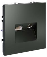 ТВ-розетка и розетка Ethernet RJ-45 без рамки Voltum S70 VLS060706