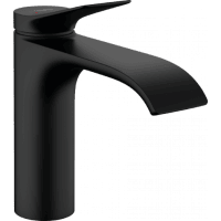 Смеситель для раковины hansgrohe Vivenis 75022670 без донного клапана черный матовый