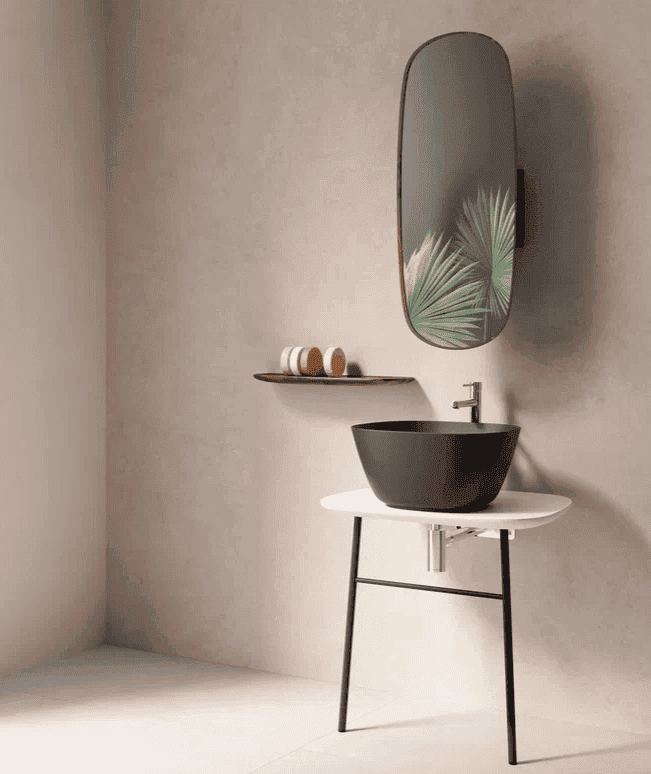 Раковина-чаша Vitra Plural 45 см Vitra Plural 7811B483-0016 высокая матовый черный