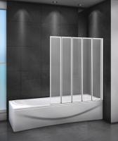 Шторка на ванну Cezares Relax 120 RELAX-V-5-120/140-P-Bi-R белый