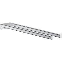 Двухрожковый держатель полотенец hansgrohe AddStoris 41770000 хром