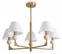 Люстра на штанге Freya Riley FR2043CL-05BS