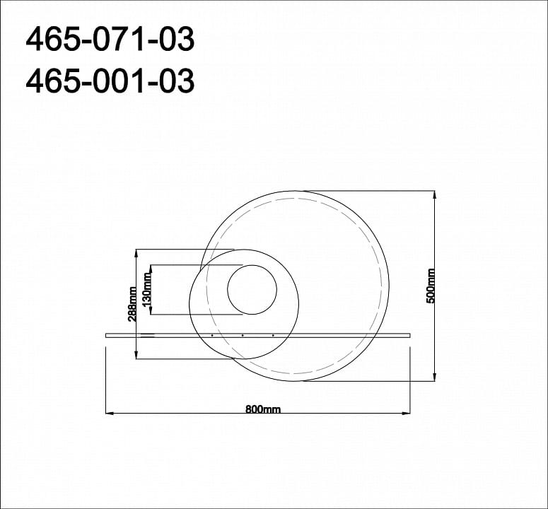Накладной светильник Velante 465 465-071-03