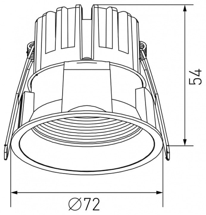 Встраиваемый светильник DesignLed DL-RE 00-00011357