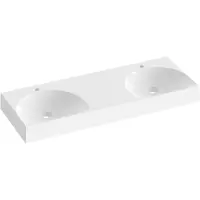 Раковина Ravak Lite XJX01212001 120x45 см, накладная, подвесная, белый