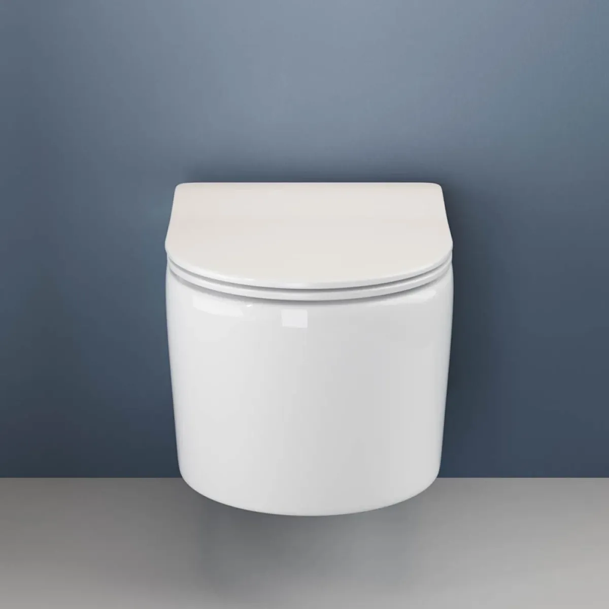 Унитаз подвесной Ceramica Nova Moments CN3003 безободковый, с сиденьем микролифт, белый
