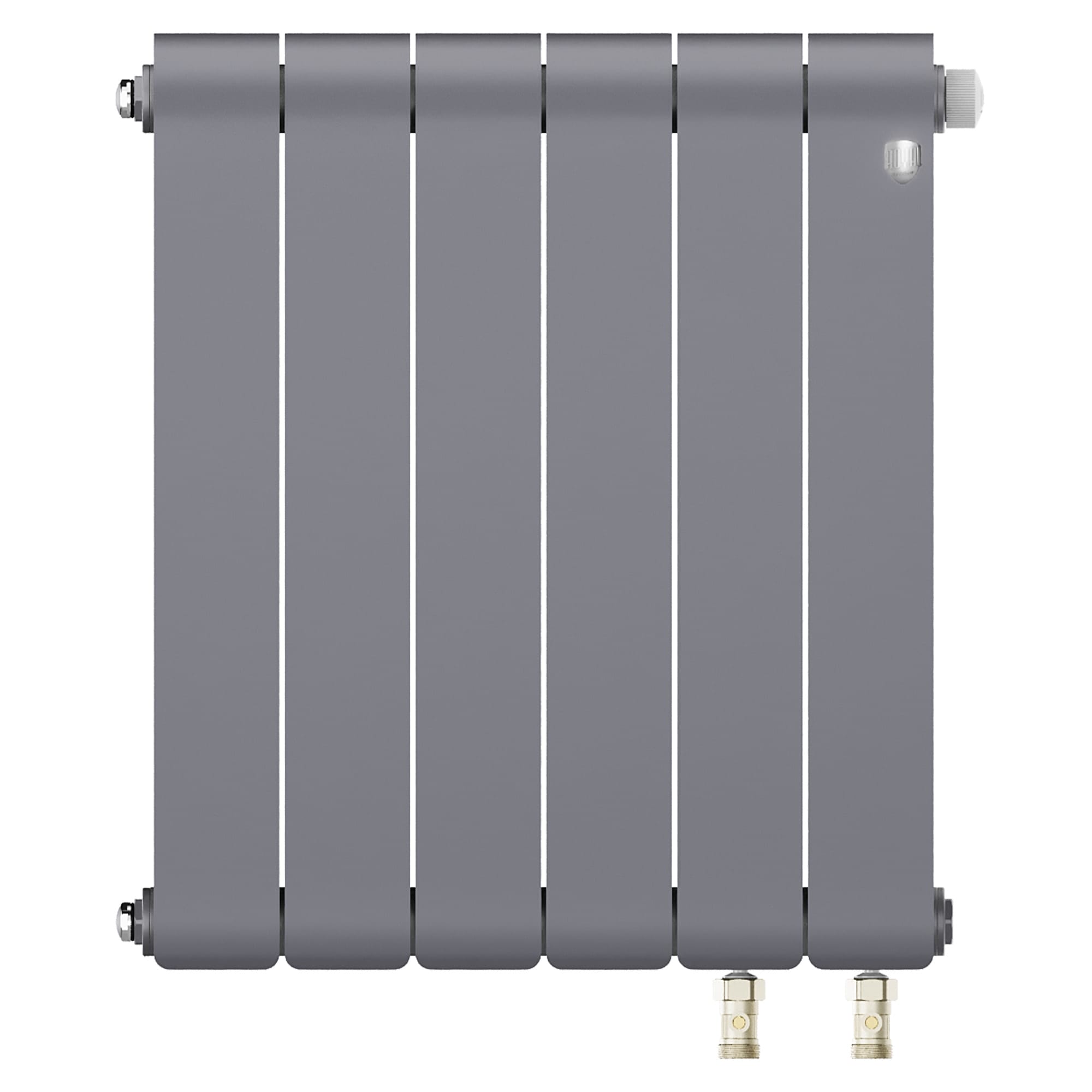 Радиатор биметаллический Royal Thermo Infinity 500 Silver Satin VR80 - 6 секц.
