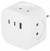 Разветвитель Эра  SP-4-3USBAC-W