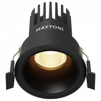 Встраиваемый светильник Maytoni Technical Омут DL115-10W-2.7K-B