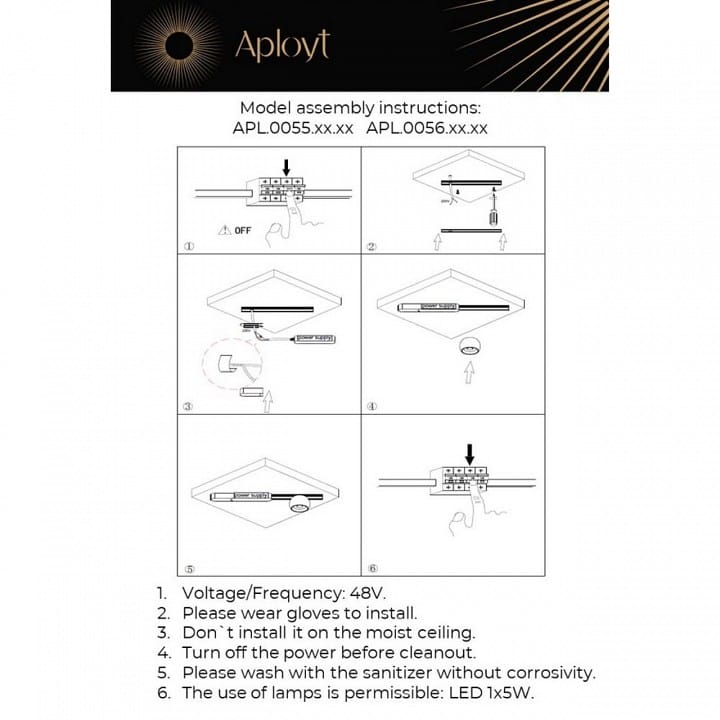 Накладной светильник Aployt Mari APL.0056.19.05