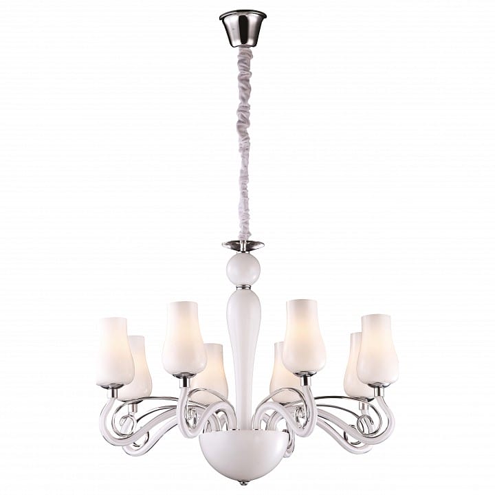 Подвесная люстра Arte Lamp Biancaneve A8110LM-8WH