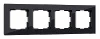 Рамка на 4 поста Werkel Favorit (черный) W0041108