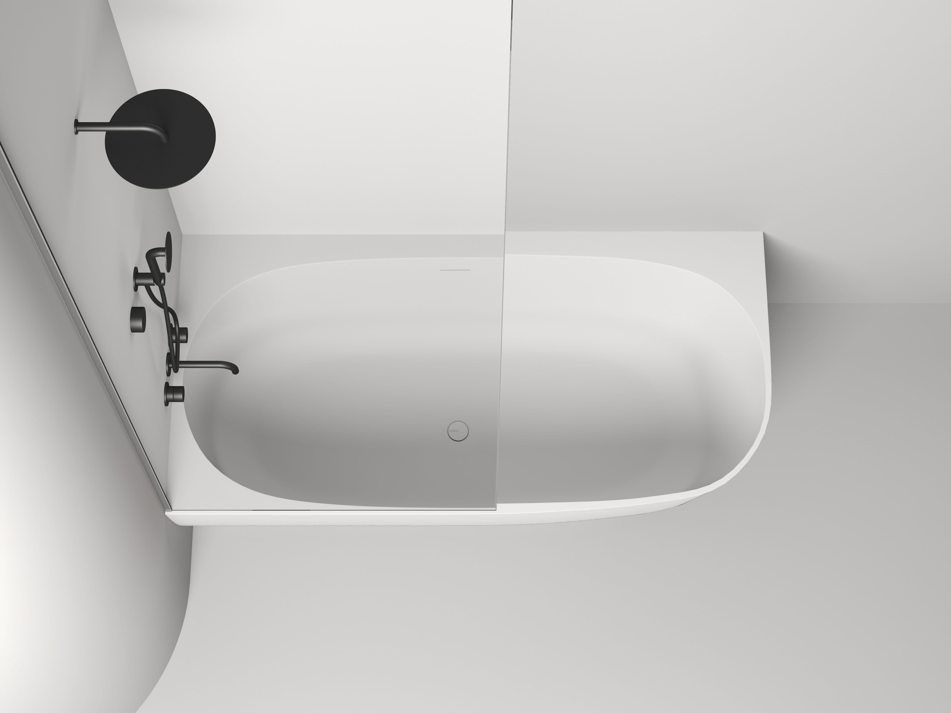 Ванна из искусственного камня Salini Sofia Corner Left 170x85 102515G