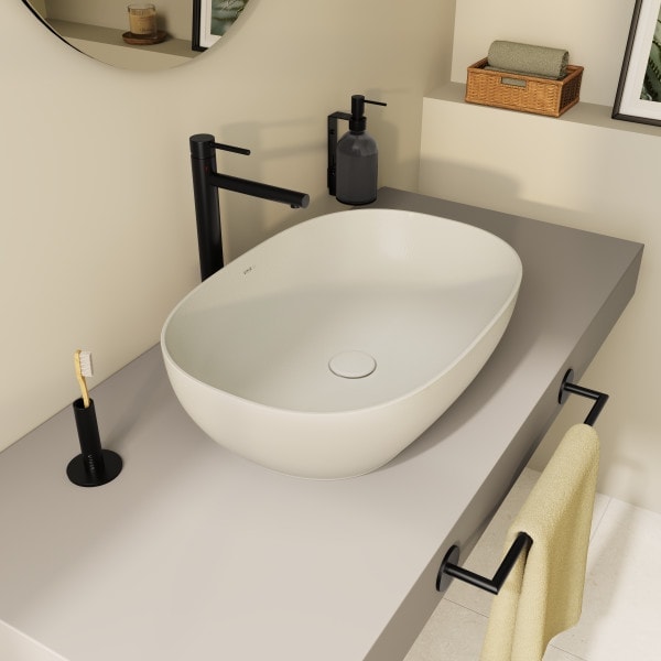 Раковина Vitra Outline Recycled 60 7995B066-0016 тауп матовый