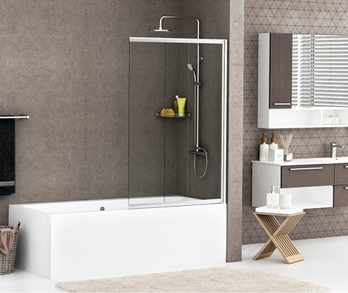 Шторка для ванны WasserKRAFT Main 41S02-100 RM правая