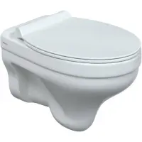 Унитаз подвесной Berges Albit S 082147 безободковый, с сиденьем микролифт, белый