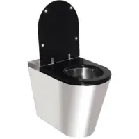 Унитаз приставной Nofer 13014.S детский, нержавеющая сталь