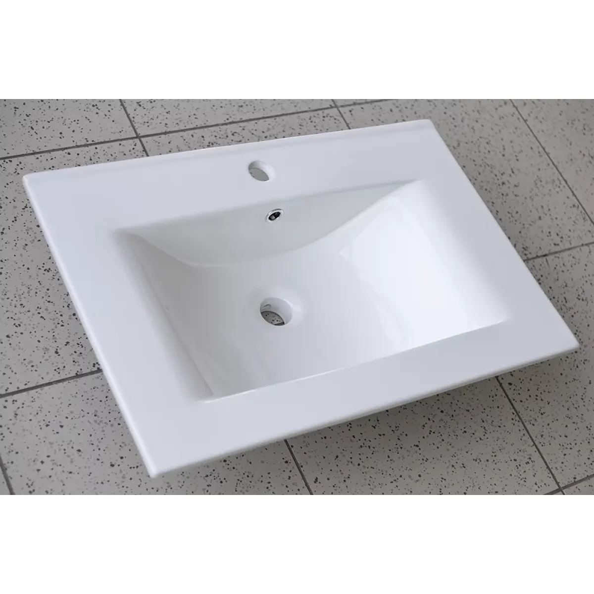 Раковина CeramaLux JY-807-70 71,5x46 см, накладная, белый