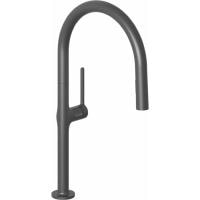 Смеситель для кухни Kludi Reef 508516675 глубокий черный матовый