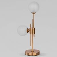 Настольная лампа декоративная Eurosvet Volver 01383/2 латунь