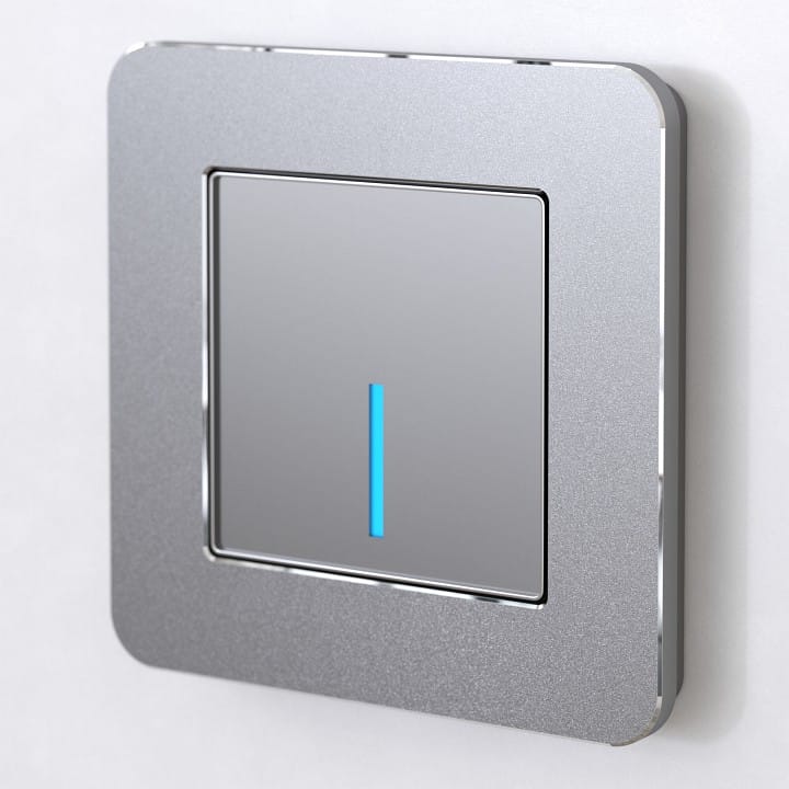 Рамка на 1 пост Werkel Platinum (алюминий) W0012606